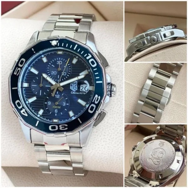 Aquaracer Blue Dial Watch