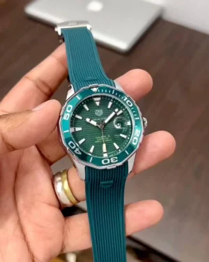 Aquaracer Green Dial Watch