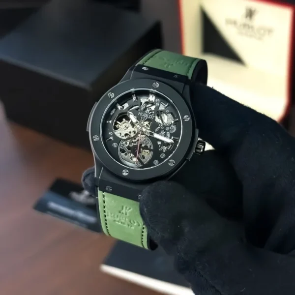 Automatic Fusion Black Green Watch
