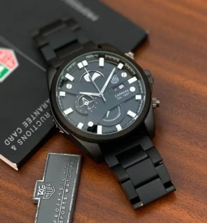 CR7 Black Chronograph Watch