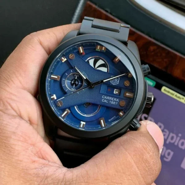 CR7 Chronograph Black Blue Watch