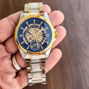 Silver Golden Chain Watch