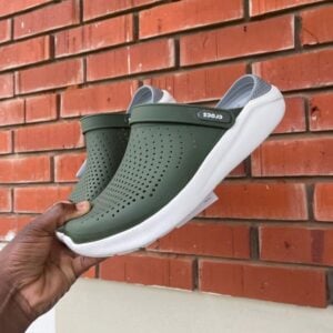 LiteRide Comfortable Unisex Olive Green Clogs