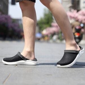 LiteRide Comfortable Unisex Black Grey Clogs