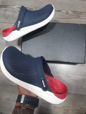 LiteRide Comfortable Navy Red Unisex Clogs