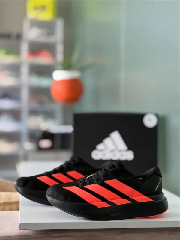 Adizero Evo SL Black Red Running Shoes