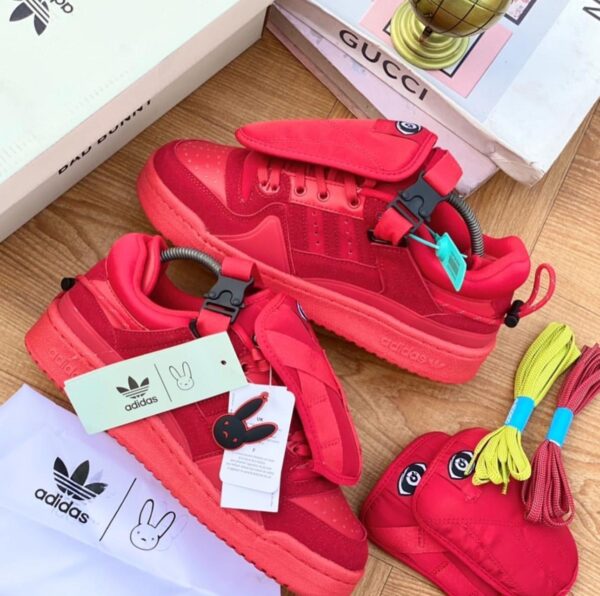 Bad Bunny Red Sneakers