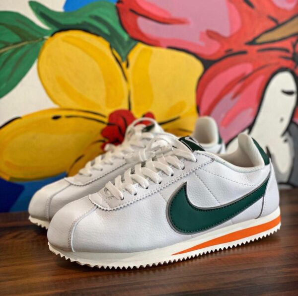 Cortez White Green Sneakers