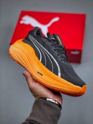 Nitro Magmax Black Orange Running Shoes