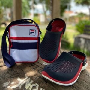 LiteRide 360 Navy Red Clogs