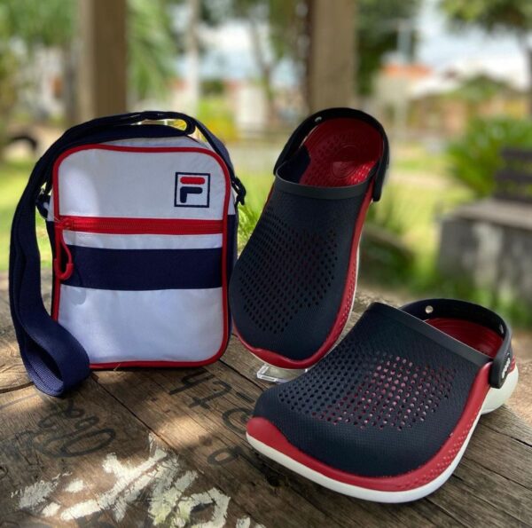 LiteRide 360 Navy Red Clogs