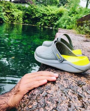 LiteRide Comfortable Unisex Lime Yellow Clogs
