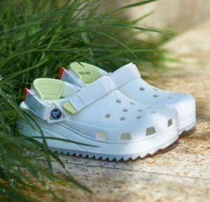 Hiker White Clogs