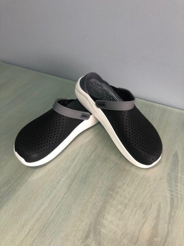 LiteRide Comfortable Unisex Black Grey Clogs