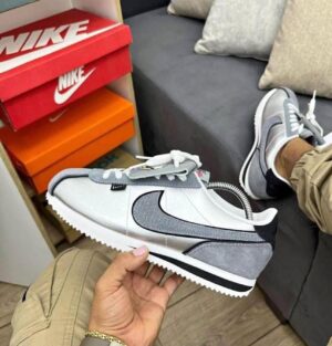 Cortez White Silver Sneakers