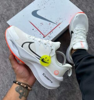 Zoom X Smile White Orange Running Shoes